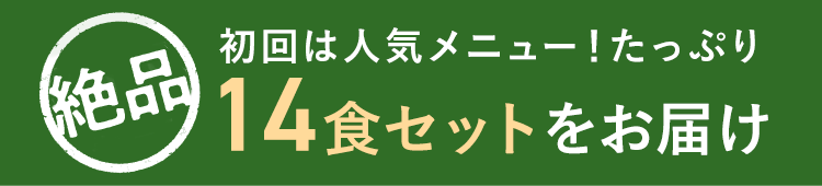 たっぷりお試し! 初回は人気メニュー