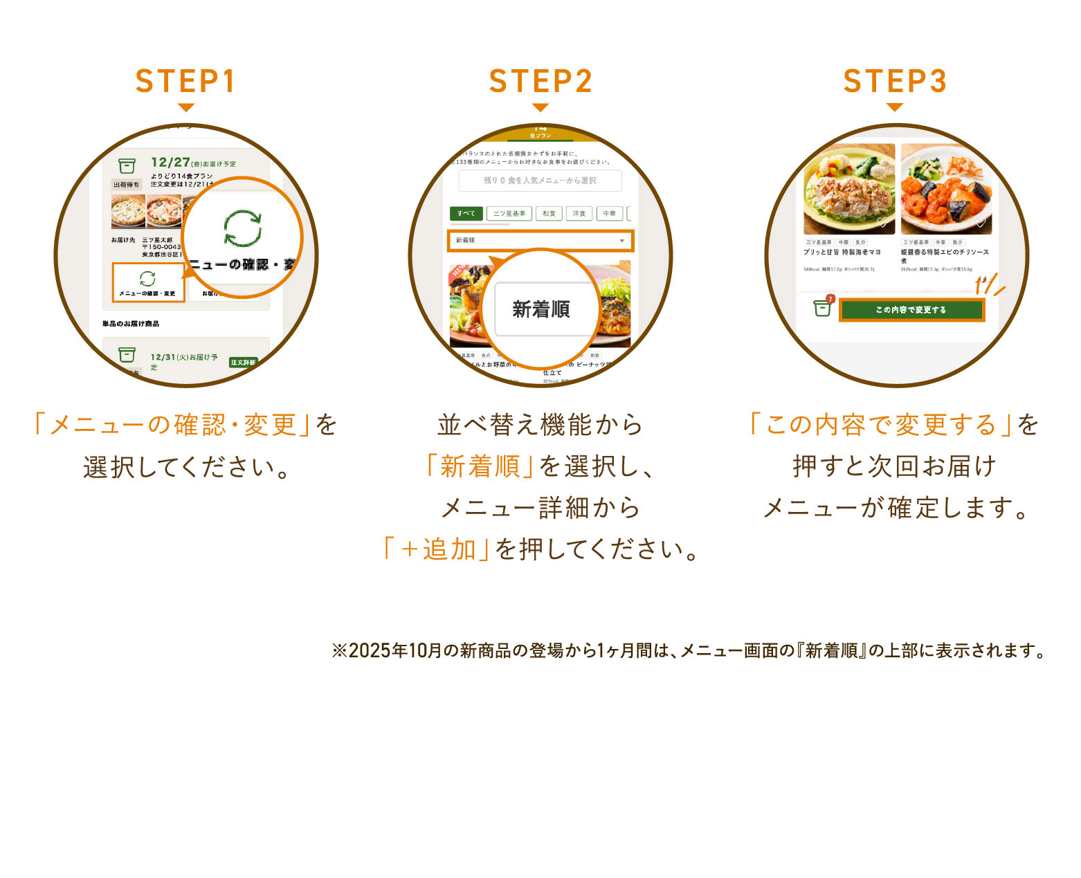 STEP1 STEP2 STEP3